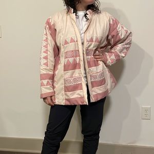 Vintage Reversible Pattern 90s Patchwork Jacket